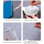 10Pcs/pack Shower cleaner brush-Head Hole Cleaning Brush-Kitchen hole cleaner-Anti-clogging Small Brush-Phone speaker cleaner-phone dust cleaner-shower head cleaner- pack of 1 high quality product