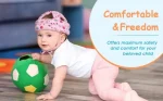 Cute Child Safety Helmet for Learning to Walk Infant Safety Headgear, Head Protection, Toddler Anti-Fall Pad, Learning to Walk, Crash Cap (Choice of Colors) - Image 3