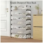 Dustproof Shoe Rack – 5 6 7 Layer Shoe Organizer – Foldable Shoe Cabinet with Cover – Box Packing – DIY ( DO IT YOURSELF) ITEM Space Saving Shoe Storage – Premium Quality Shoe Stand - Image 3