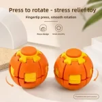 Fidget Ball Premium 3D Rotating Fidget Ball | Handheld Stress Relief Spinner | Anti Anxiety Sensory Toy | Gift for Kids, Teens & Adults - Image 2