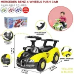 Baby dreams Mercedes Benz Ride on Tolo Push Car 4 Wheel Car For Kids BD-F051 - Image 2