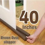 Under Door Bottom Seal - Twin Draft Guard for Door and Window - Door Dust Stopper, Insect & Noise Protector, Air Stopper