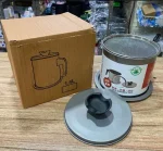 Ramzan Special Accessory for Kitchen, Easy kitchen Oil Filter Pot, Oil Filter Pot, Oil Stainer Pot Oil Stainless Steel Stainer Jug, Large Capacity Storage can kitchen Cooking tools, Oil Stainer with Filter storage Jug for Every Kitchen - Image 2