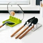 Kitchen Organizer Plastic Spoon Holders for Fork Spatula Rest Shelf Spoon Pot Lids Holder Tableware Storage Rack Cooking Tools - Image 3