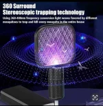 Mini USB Portable Electric Mosquito Racket with UV Light - Plug-in Fly & Bug Zapper, Anti-Insect Swatter for Indoor & Outdoor Use, Mosquito Trap for Home, Office, Travel, Camping - Image 3