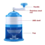 Manual Ice Crusher Machine Ice Gola Maker Easy To Use Ice Snow Maker - Image 2