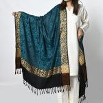 Shawl For Women Winters Kashmiri Heera Stole For Girls | 4 Side Jacquard Full Size Shawl and Muffler Mominas