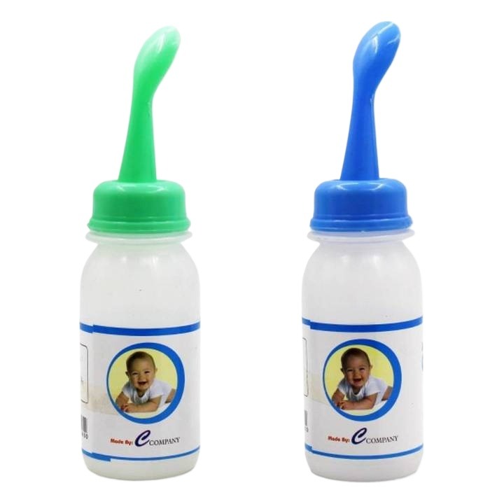 imgi_50_6f0062d1ad1de74dad652a4234ca604b Tawakkal Mart Newborn Feeder Squeeze Feeding Spoon | Baby Soft Feeder with Spoon 180ml plastic - Image 1