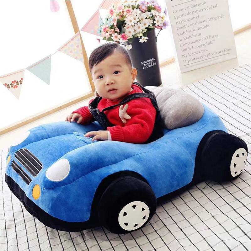 imgi_51_3dda5409a41903b91de4f74d011597c0 Baby New Car Shaped Baby Support Floor Seat Stuffed Plush Sofa Baby Seats Children Sofa Sitting Learning Training Cushion Baby Carrier Feeding Seater Toddler Nest Puff Cartoon Chair - Image 1