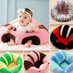 Tawakkal Mart Newborn Baby Sofa Support Seat Soft Cotton Travel Car Baby Seat Pillow Cushion Seat Sofa Chair