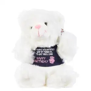 imgi_51_9b94480bef5a5a2d77771e07c28631c9 Zn-1454-TS - 9" - Teddy Bear - White - Image 1