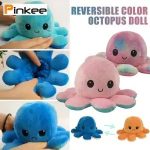 Reversible Octopus Doll Doublesided reversible octopus toys Octopus Plush Toy Fliy for Kidspped octupus stuffed to