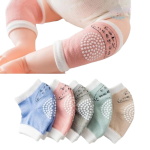 Tawakkal Mart Baby Non-slip Knee Pads Protector Girls Boys Crawling Elbow Kneepad Terry Thick Mesh Breathable Warmers Cotton