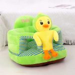 Baby's Cute Cartoon Plush Toys Support Chair Infant Learning
