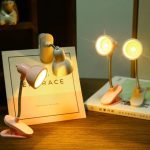 LED Eye Protection Book Night Light Adjustable Mini Clip-On Study Desk Lamp Battery Powered Flexible for Office Bedroom Reading