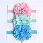 3Pcs/Set Floral Baby Headband Elastic Baby Girls Headwear Lovely Kids Hair Band Party Hair Tie Newborn Hair Accessories By Tawakkal Mart - Image 2