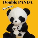 Panda with baby panda stuff toy- 55 cm -70 cm