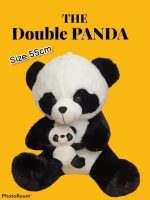 Panda with baby panda stuff toy- 55 cm -70 cm
