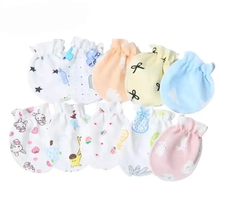 imgi_52_3f0d27fd3d1f74b67291cc9952627e4b Baby anti-scratch gloves for newborns 0-6-12 months - Image 1
