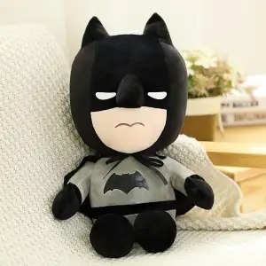 imgi_52_61a147c07c09b266b2c3daf82a4f6f97 (1) Badman Soft Plush Stuff Toy Super Hero - Image 1