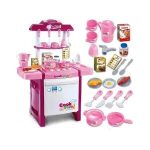 Large Kitchen Set With Accessories - Pink