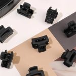 Tawakkal Mart 10 Pcs Small Hair Clips for Women, Matte Rubber Coating Rectangle Hair Claw Clips for Women