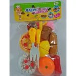 Sliceable fruit set pretending play set for kids early learning