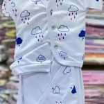 WELCOME TO THE WORLD DRESS WITH WRAPPING SHEET CAP AND Bib - 0 to 3 MONTHS