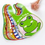 Pack Of 3 Adjustable Waterproof Baby Plastic Bib - Multicolor
