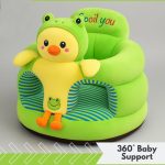 Babies Learn To Sit On The Sofa