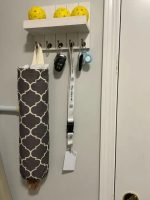 Strong Plastic Bag Storage Dispenser with Hanging Hook , Wall Mount Trash Bag Dispenser for Home Kitchen
