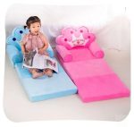 4 layer Cute Children seat kids cartoon sofa Foldable Sofa bed 2in1 - Image 4