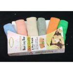 Tawakkal Mart Pack of 6 Baby Soft Face Mini Towels Napkin Rumal- Baby Towel- Bath