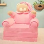 igh Quality Multi-Function Imported Folding Kids Sofa Cam Bed Baby Comfy Foldable Sofa Floor Seat Child Back Support Cartoon Children Chair Baby Boy Girl Easy Washable - Comfortable Mickey Minnie Mouse Prince Princess Seater By Tawakkal Mart.