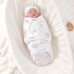 Newborn Sleeping Bag Cotton Baby Swaddlee Wrap Adjustable Newborn Sleepsack Hat Set Anti-kick Swaddle Warm Soft Blanket