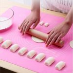 Non-Stick Silicone Baking Mat With Measurements Heat Resistant Cookie Sheet Oven Liner (Multi color) 40x50 cm