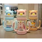 baby Water Bottle with Flip-Top Lid and Carrying Handle that is Leak-Proof and BPA-Free by baby delights - Image 4