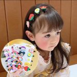 【Fashion Vibe】10 pcs Unicorn Ice Cream Hair Clips Set Baby Hairpin For Kids Girls Toddler Barrettes Hair Accessories