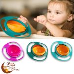 Tawakkal Mart Magic Gyro Bowl 360 Rotate Spill-Proof Infants Toddler Baby Kids Training Feeding Bowl