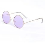 Yfashion Fashion Retro Round Frame Sunglasses Outdoor Sports raveling lasses Eyewear Lenses Color