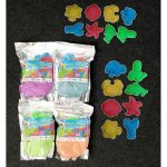 Magic Kinetic Sand Space Sand Kids Game Clay Play Large Pack with 8 Molds - Image 3