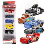 Pack Of 5 Mc Queen Metal Diecast Car Set For Kids