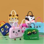 Insulated Lunch Bag 3D Cartoon Waterproof Oxford Fabric Thermal Lunch Box Tote with Aluminum Foil | Cute Portable Cooler Bag for Kids, Boys, Girls & Adults | School, Picnic, Office Food Carrier | Smart collecion