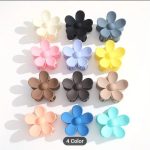 Large Flower Claw Clips For Women Fashion Hair Claw Hair Clamps Girls Matte Hairpins Sweet Headwear Barrette Hair Accessories By Tawakkal Mart