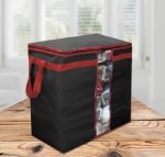 Storage bags Stuff DUSTPROOF NON WOOVEN OXFORD CLOTH SIZE : Large ( Holds Upto 20-25kg Of Weight ) High-quality | Breathable | Sturdy zipper | Two-way zippers | Full capacity | Dust-proof | Compact design | Black Grey Skin are three colors