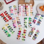 10 pcs Unicorn Ice Cream Hair Clips Set Baby Hairpin For Kids Girls Toddler Barrettes Hair Accessories - Image 5