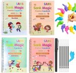 Magic Practice Book (4 BOOKS+10 INK REFILL) , Montessori Children Tracing Handwriting | First Learning Books for Kids | Preschool - Image 3