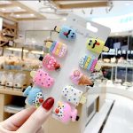 【Fashion Vibe】10 pcs Unicorn Ice Cream Hair Clips Set Baby Hairpin For Kids Girls Toddler Barrettes Hair Accessories - Image 4