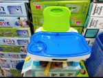 baby dining chair - Booster Seat High Chair With Removable Foldable Toy Tray 3 Point Safety Harness - Image 4