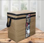Storage bags Stuff DUSTPROOF NON WOOVEN OXFORD CLOTH SIZE : Large ( Holds Upto 20-25kg Of Weight ) High-quality | Breathable | Sturdy zipper | Two-way zippers | Full capacity | Dust-proof | Compact design | Black Grey Skin are three colors - Image 4